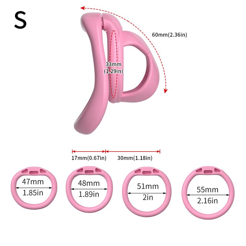 Male Chastity Cage Sex Toys Sissy Femboy beginner flat chastity cage belt Cock Cage man Urethra lock Penis Rings Men Adult Goods