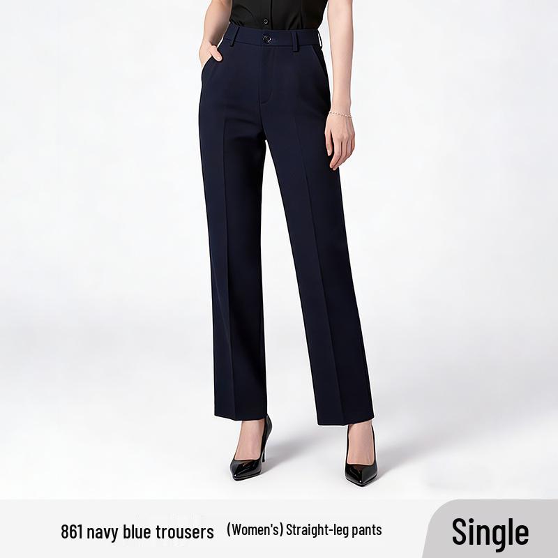 Non-Iron Professional Slim Straight Leg Grey Suit Pants for Men & Women – Ideal Formal Workwear for Commuting