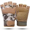 Tactical Half-finger Gloves Camouflage Men's and Women's Outdoor Motorcycle Riding Gloves Sports Protective Fitness Gloves Special Forces