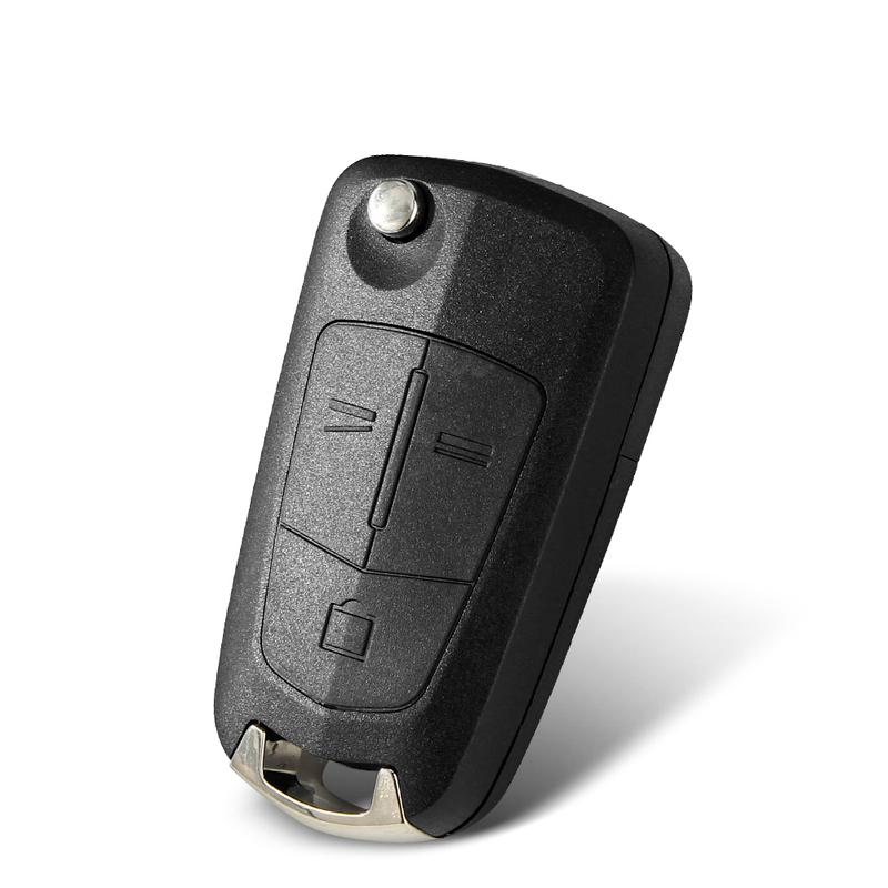KEYYOU New HU46 Blade Flip Folding Blank Car Key Shell For Opel Antara AMPERA Chevrolet Epica Fob 2 3 Buttons Key Housing Case