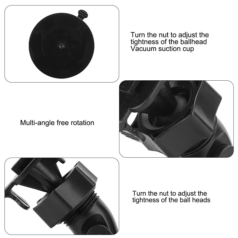 HD 073 4Pcs Navigation Automobile Data Recorder Vehicle Mounted Fixed Support Bracket(single Buckle with Card Position )