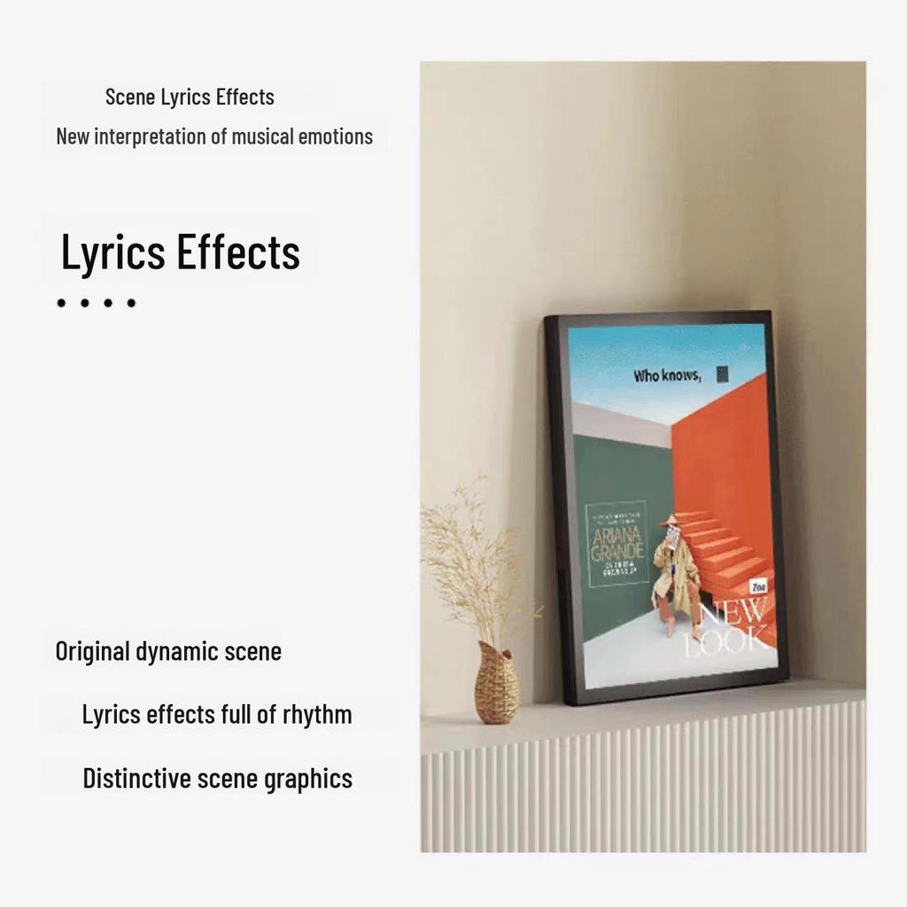MORRORART T2 Wall-Mounted HIFI Speaker: Mural with Floating Subtitles & Bluetooth Audio
