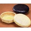 Yamashita Craft White Bamboo Hemp Leaf Round Shape with Lid Large 71041020
