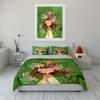 Floral Girl Art Decoration Set Soft Comfortable Duvet Cover Bedding Set Included 1*Duvet Cover & 2*Pillowcases Gift