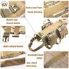 Tactical Camouflage Dog Harness Leash Set Military Training Vest for German Shepherd Malinois Working Dogs Pet Supplies