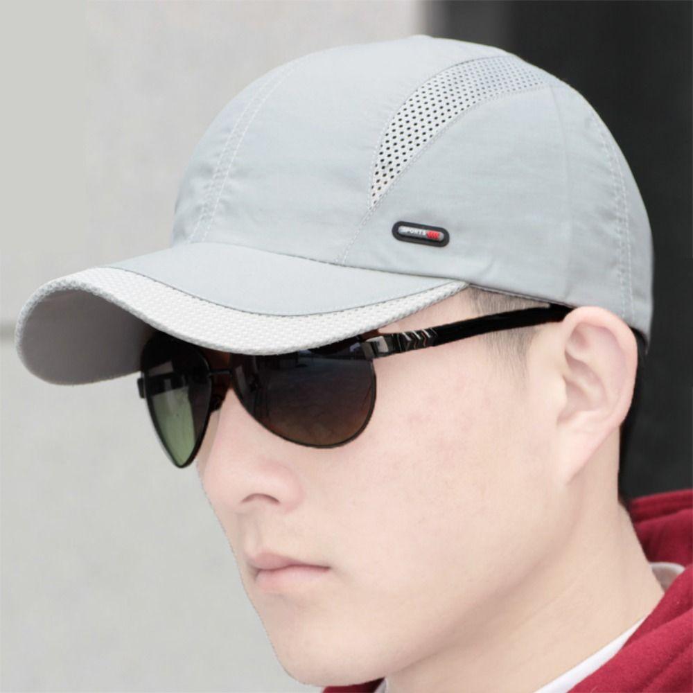 Sun Protection Quick Dry Cap Ultra-Thin Sports Hat Adjustable Mesh Baseball Cap  Cycling