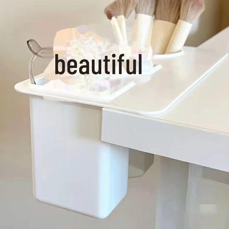 Desk-Side Multifunctional Pen & Makeup Brush Holder - Stylish Student Stationery Wall Organizer