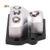 A03E-3-Way Power Distribution Block 1X0 Gauge In 3X4 Gauge Out Power Distribution Block For Car Audio Splitter