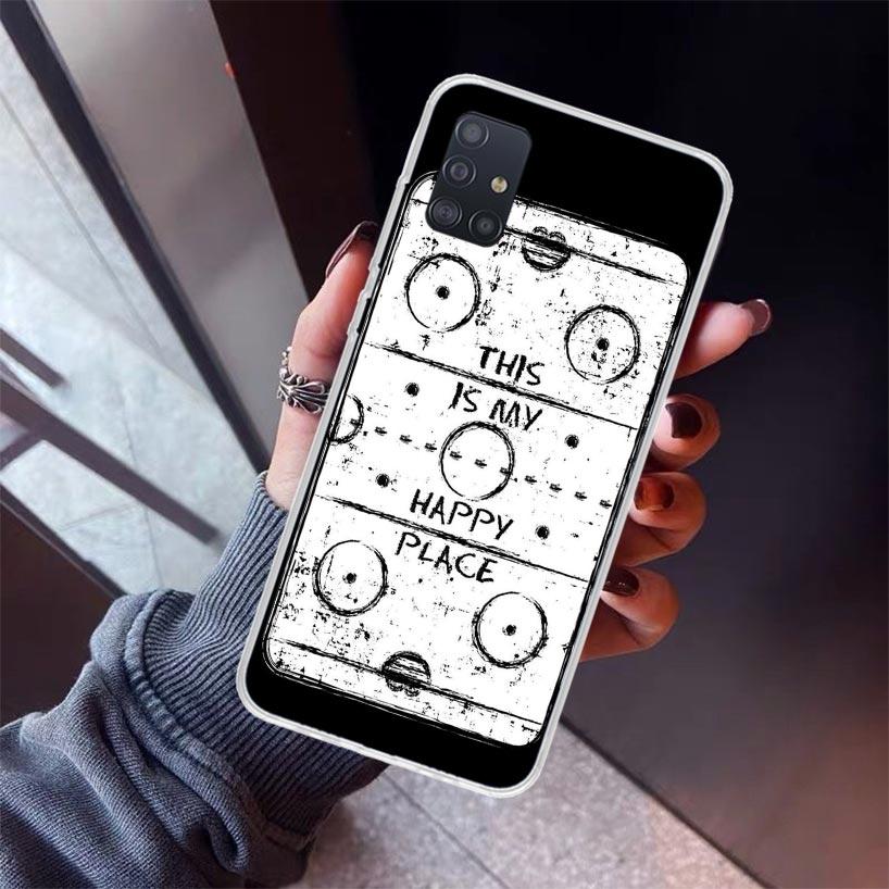 Ice Hockey Rink Sport Phone Case For Samsung Galaxy A12 A52S A42 A32 A22 A51 A50 Note 20 Ultra 10 S10 Plus A71 A70 A31 A30 A10S