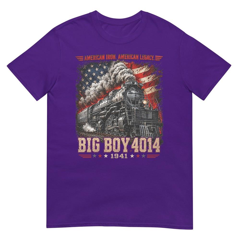 Big Boy 4014 Vintage Steam Locomotive Railroad Train Engine Tshirt