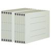 Plus PP Flat A4 File, Horizontal, Gray, 10-Pack, NO.122P 98-359×10