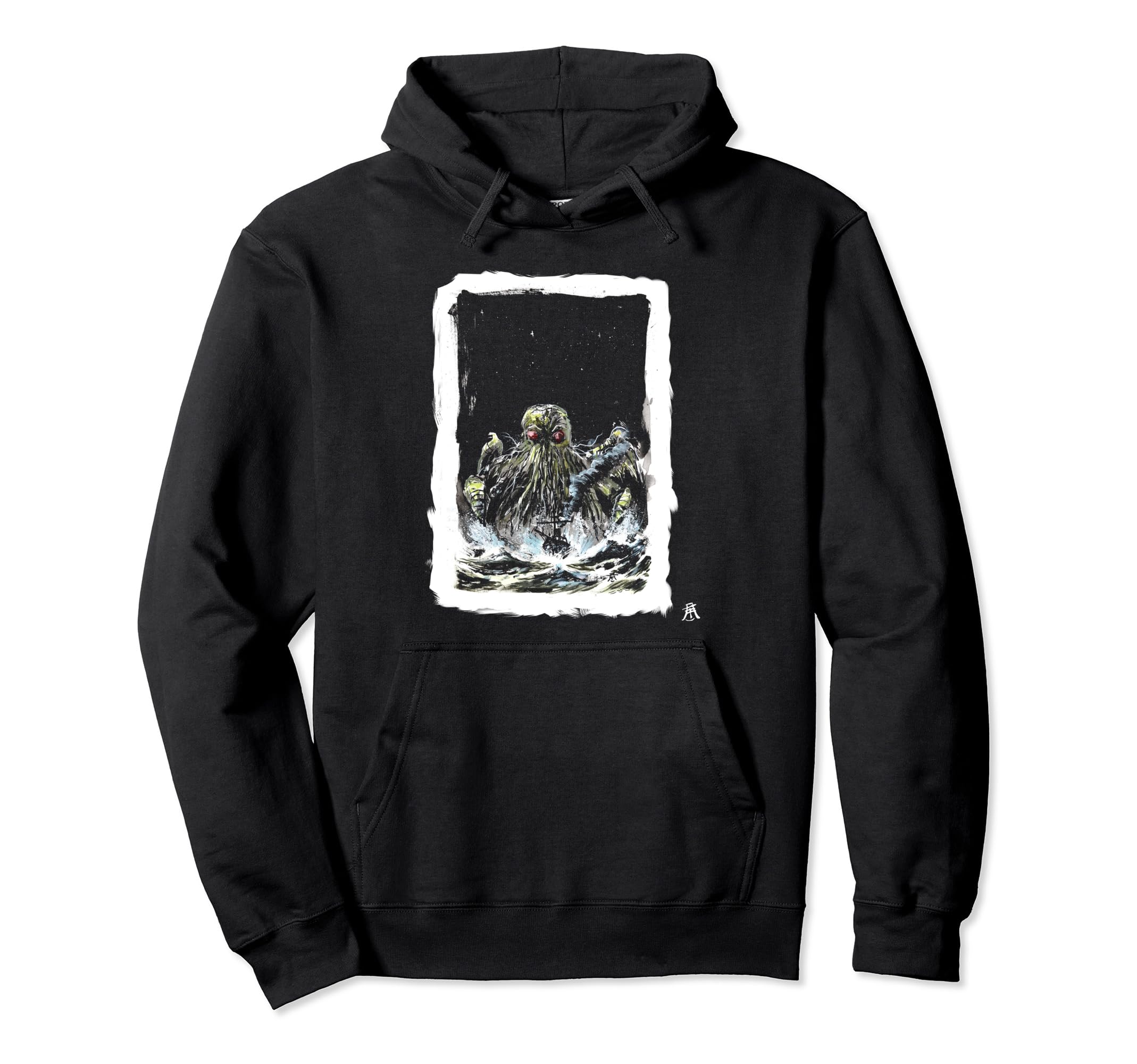 Call of Cthulhu Art Kim Diaz Holm Ink Tentacle HPL Call of Cthulhu Horror Hoodie