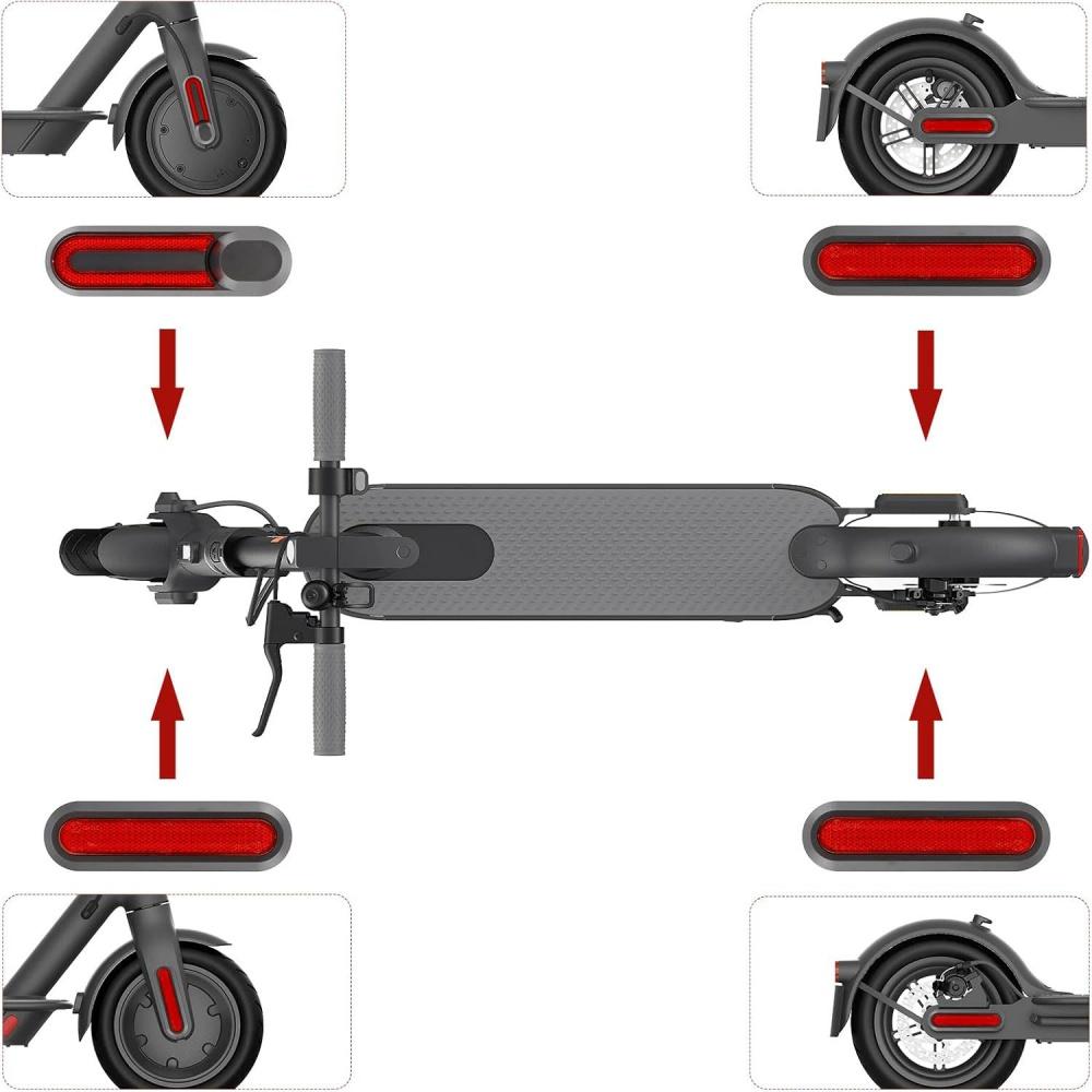 Reflektierende Roller Vorder-, Hinter-, Seitenradabdeckung für Xiaomi M365 PRO PRO2