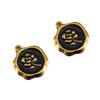 2pcs Stainless Steel Gold Plated Enamel Flower Rose Heart Moon Bracelet Charm for DIY Necklace Earring Component Jewelry Making