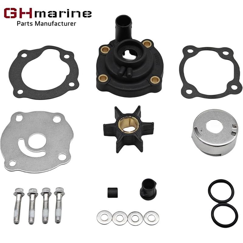 395270 Water Pump Impeller Kit for Johnson Evinrude 14 25 28 HP Outboard Engines Gearcase Repair 395271 18-3383 0389980 777809