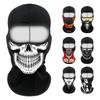 Cycling Mask Skull Quick-drying Sunscreen Balaclava Men's Motorcycle Elastic Helmet Lined Ghost Full Face Windproof Headgear