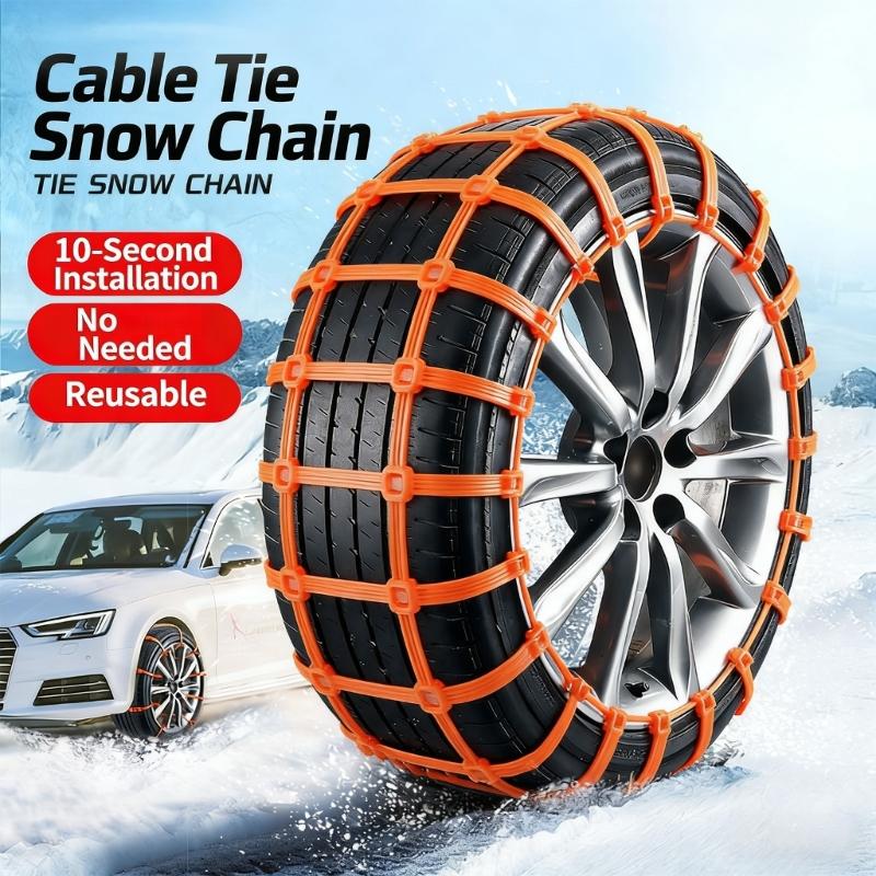 Multipurpose Vehicle Traction Strap Withstands Extreme Conditions For Dependable Anti Slip Protection On Various Roads
