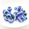 Economical 1000Pcs/Pack 4/6/8mm Evil Eyes Beads For Jewelry Making Blue Round Smooth Beads For DIY Bracelet Necklace Earrings