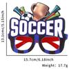 2026 USA Canada Mexico World Cup Cheer Props Football Theme Glasses Top 24 Fan Supplies Photo Glasses Frame