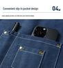 Custom Waterproof Washable Denim Apron for Women - Nail Art, Baking, Coffee, Milk Tea Shop, and Barber Use