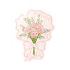 Creative Flower Bouquet Greeting Card Gift Small Card Gift Birthday Greeting Card Blessing Thank You Cards Festive Supplies