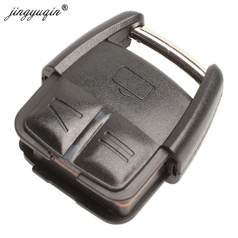 jingyuqin 10pcs 2/3Buttons Auto Remote Key Shell for Vauxhall Opel Astra Zafira Omega Vectra Car Fob Case HU43 YM28 HU46 HU100