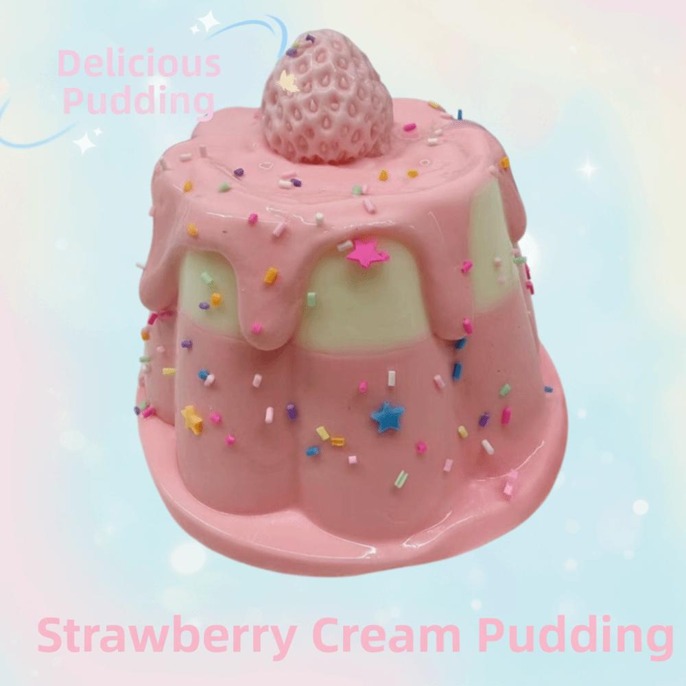 Slow Rebound Silicone Squishy Toy Pudding Shape Fidget Toy New Squeeze Toy For Party Favors