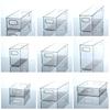 Cajón de Escritorio Transparente de Acrílico con Divisor