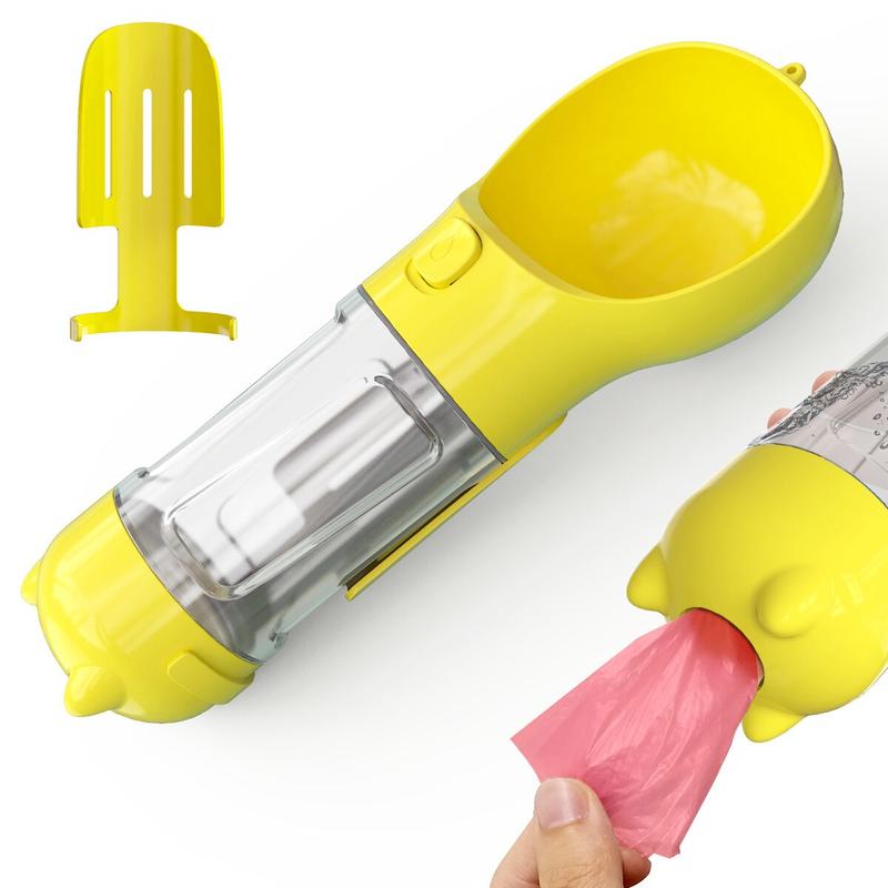 

Pet Cat Pet Dog Bottle Water Bottle With Plastic Scoop Bag Drinking Food Ball Dispenser Pet Food Products Hot Sale | Dog Food