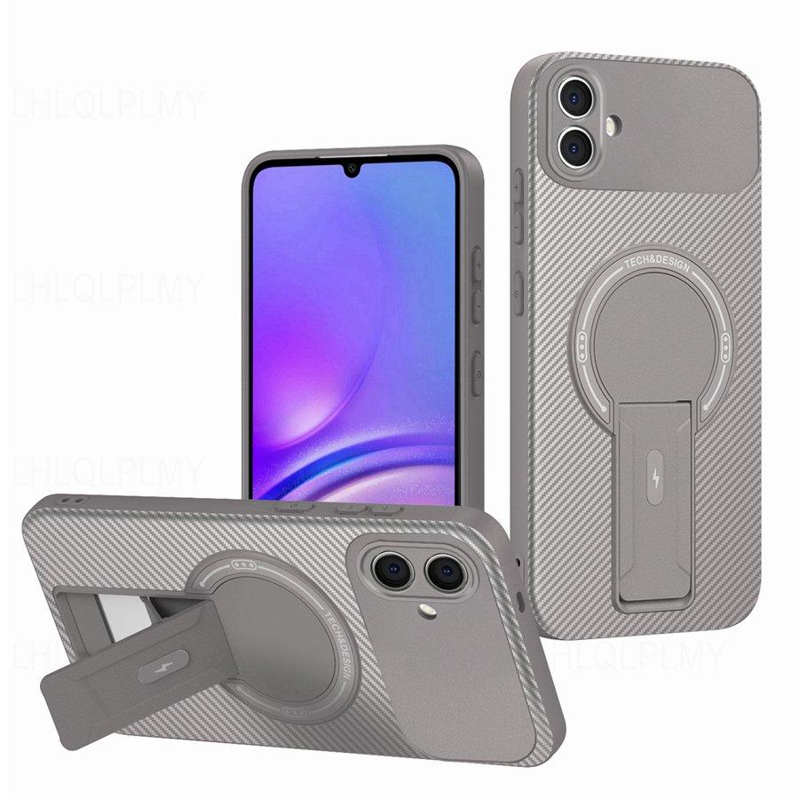 Luxury Magnetic Soft Protective Phone Case For Xiaomi Redmi Note 13 14 Pro Honor X9b 400 X9C Samsung Galaxy A16 5G A14 A15 A13 Carbon Fiber Back Cover