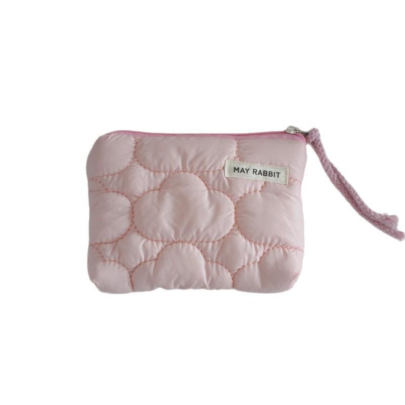 Nowy Pikowany Portfel z Kieszenią Przenośny Mini Portmonetka dla Dzieci Urocza Portmonetka Kolor Cukierka Zamek Błyskawiczny Portmonetka na Monety Ręczny Organizer na Klucze Pomadkę