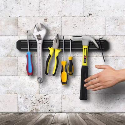 Magnetic Knife Holder, No Drill Wall Mounted Knife Rack for Kitchen Utensils Tools