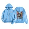 Kids Fashion Women's Lightweight Long Sleeve Zipper Hoodie Printed Hoodie With Pockets