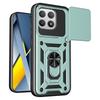 Case for Poco F8 Pro - TPU+PC, Green, With Stand