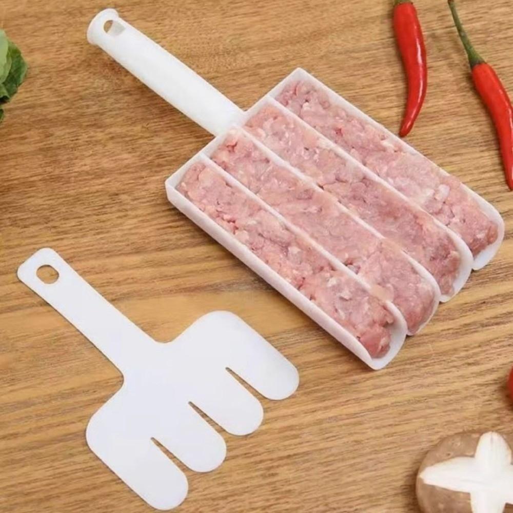 Four-Cavity Structure Meatball Molding Tool Spoon-Shaped Food Shaping Mold Home Kitchen