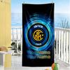 Inter Milan Personalized Text Beach Towel Quick-Dry Soft Microfiber Suitable for Sports Travel Swimming Yoga Bathroom Beach And Pool