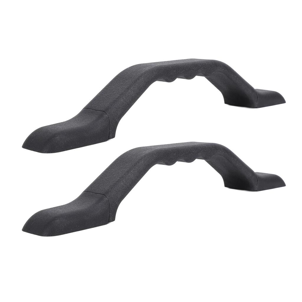 2pcs RV Door Grab Handle Nylon RV Entry Door Assist Handle for RV Step Travel Trailer Toilet 232mm Black