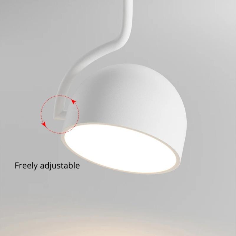 Einfache Schwarz Weiß Neue LED Moderne Pendelleuchten Wohnzimmer Arbeitszimmer Esszimmer Schlafzimmer Nachttisch Bar Loft Lampen Innenbeleuchtung
