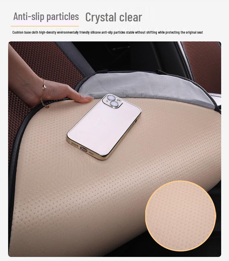 Ventiliertes 5-Sitzer Auto-Kissen-Set aus Eisseide