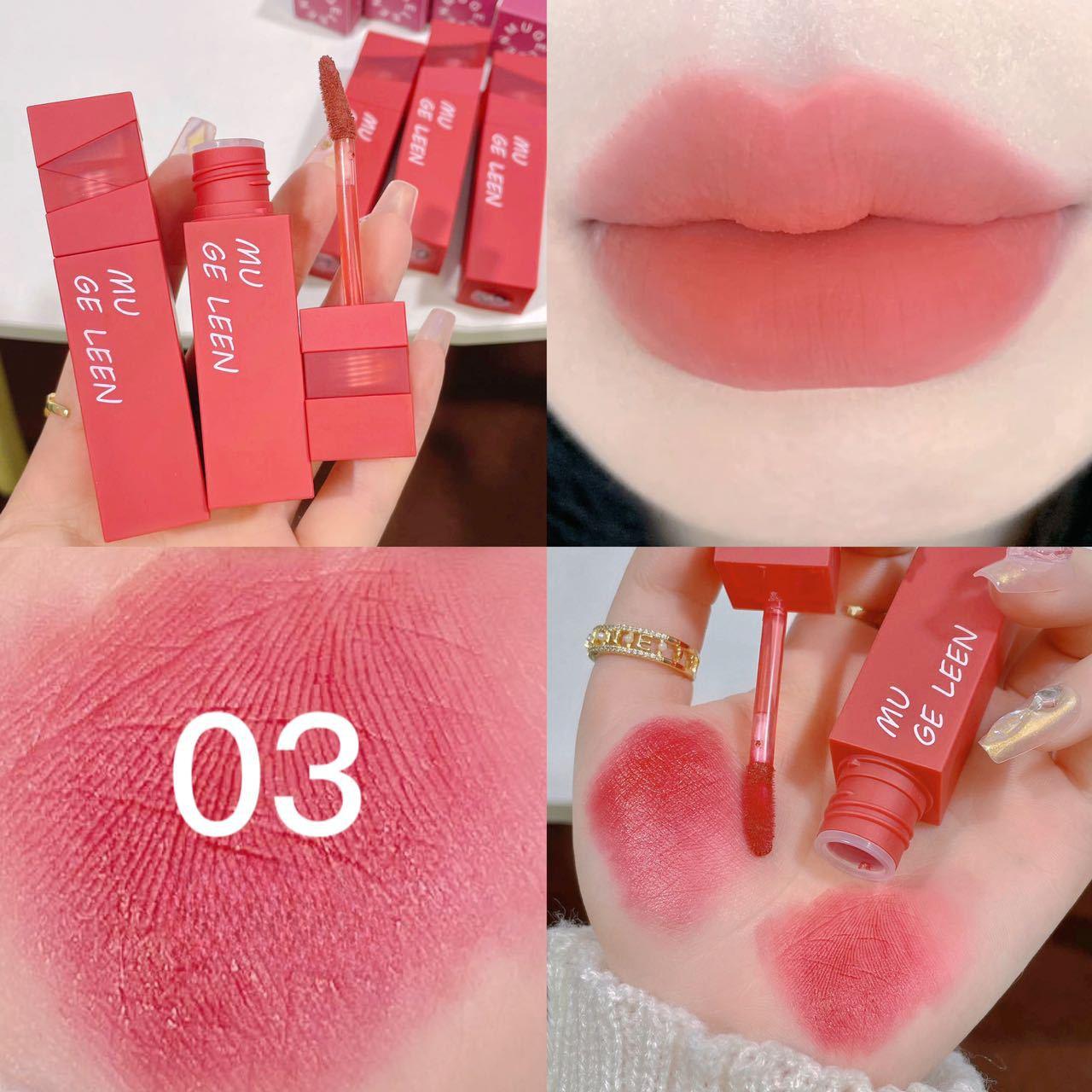 

Легкая бархатная матовая матовая глазурь для губ, отбеливающая мутная помада низкой насыщенности для женщин