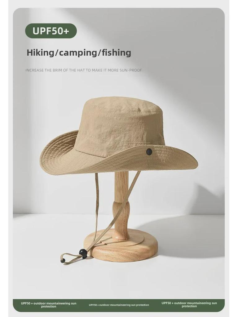 Damen Schnelltrocknender Wasserdichter Fischerhut - Japanischer Stil, Sonnenschutz, Modischer Flacher Top-Beckenhut für Outdoor-Aktivitäten