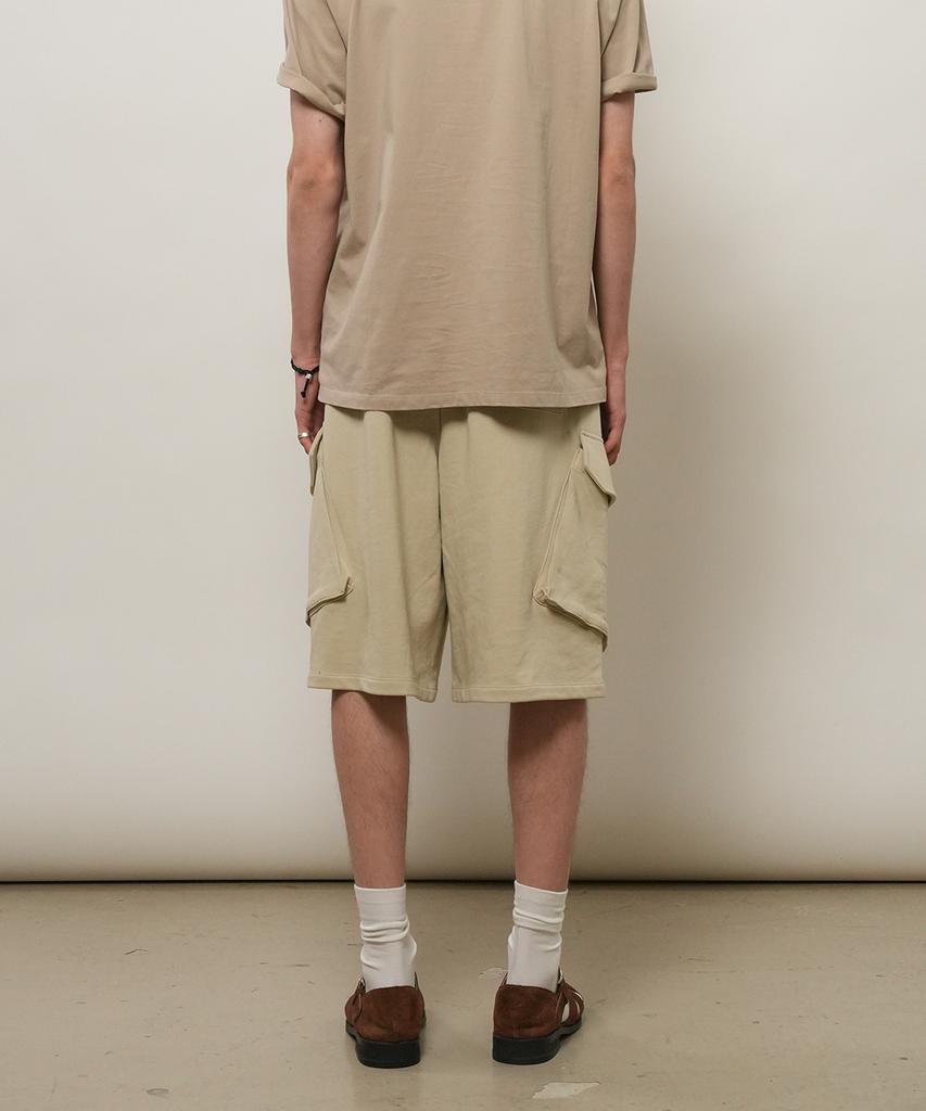 General Idea Man Cargo Sweat Half Pants [Sand] / Gf2Mhp020