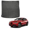 Custom Boot Liner Alfa Romeo Stelvio 949 (since 2017), Black, Non-slip, Raised Edges