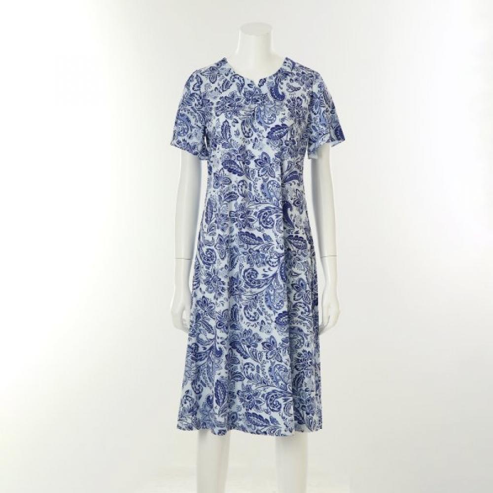 Wacoal Women Poly Span Paisley Print Indoor Dress Wgn859w 85(55)