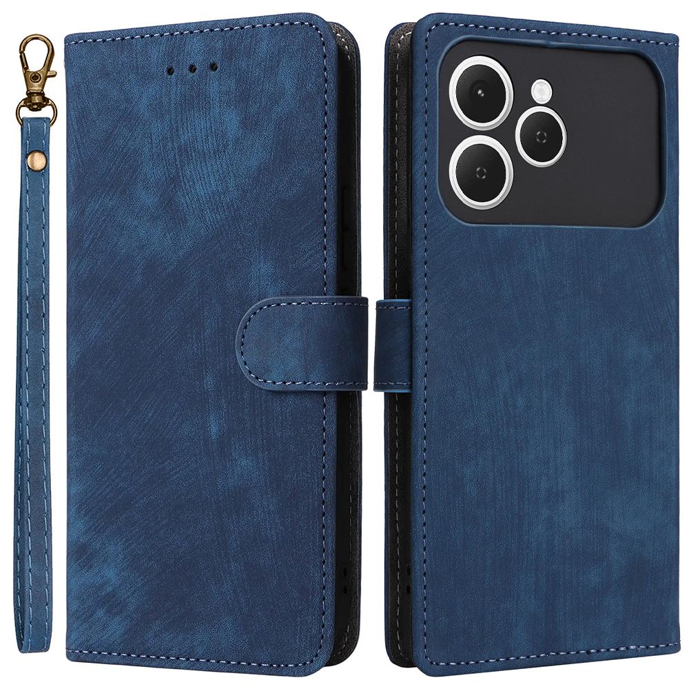 Для TECNO Spark 40 4G Чохол Гаманець Блокування RFID Шкіряний Чохол для Телефону Підставка з Ремінцем