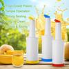 Caraffe Dosatrici in Plastica per Succhi da 1L Bar Versatoi Colorati Contenitori Bottiglia per Versare Succhi per Bar Casa Cucina Ristorante Cafe