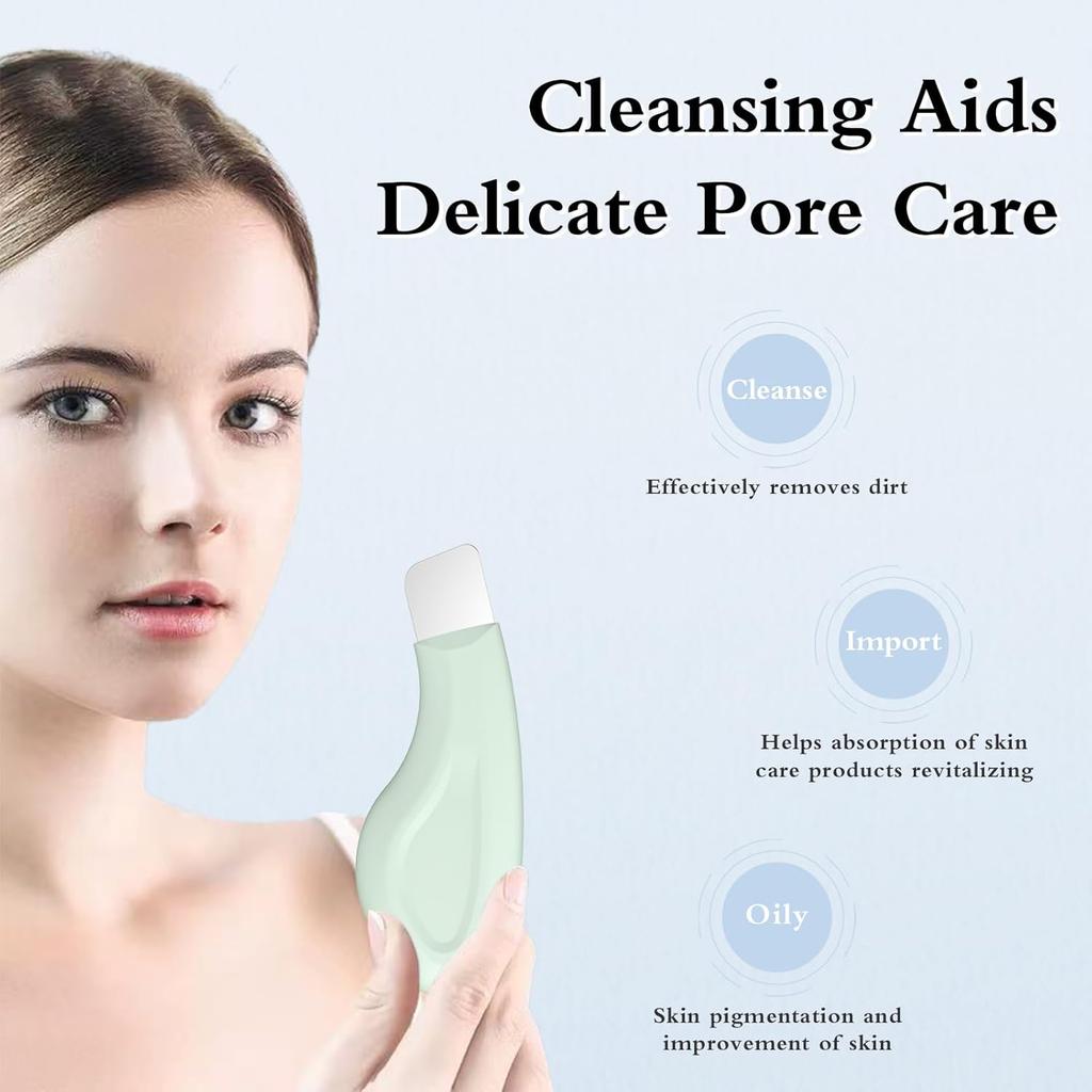 Blackhead Remover Tool, Silicone Face Scraper for Deep Cleansing, Skin Scrubber Face Spatula, Nose Blackhead Remover, Skin Care Tool for Men and