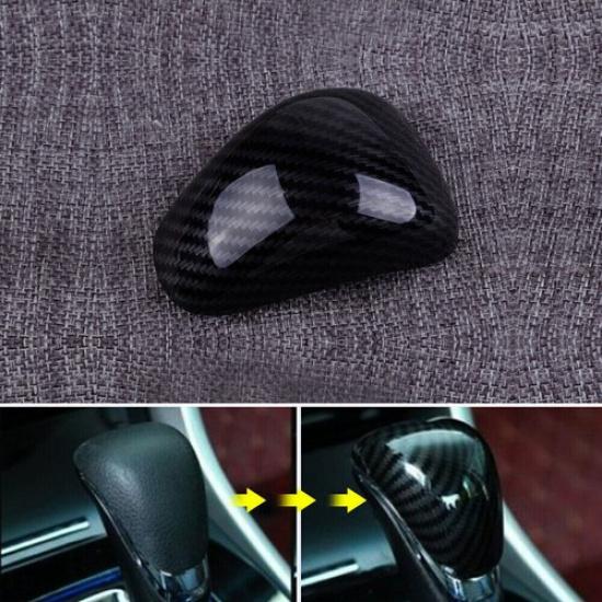 For Honda Accord 13-17 1x Carbon Fiber Gear Shift Knob Cover Trim Interior Decor