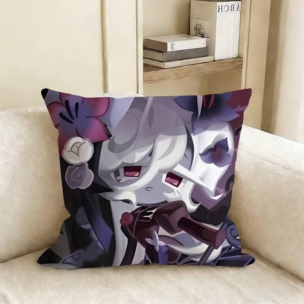 Cookie Run KKingdomS Pillow Cover Sofa Cushion Cover Home Room Decoration Children Gift