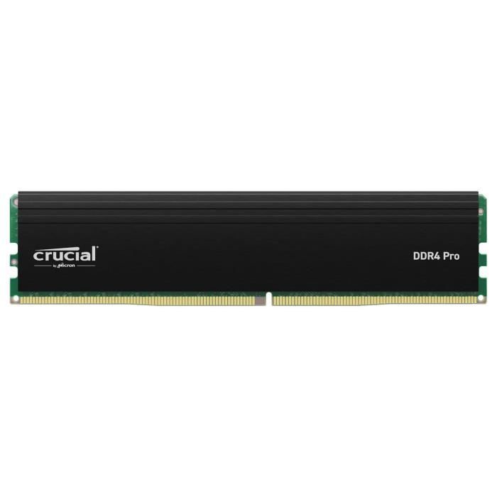 Mémoire ram - crucial - pro ddr4 - 32go - ddr4-3200 - udimm cl22 (cp32g4dfra32a)